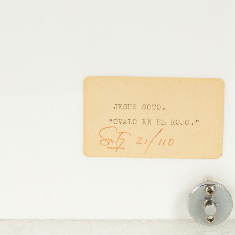 Jesús Rafael Soto, "Ovalo En El Rojo".