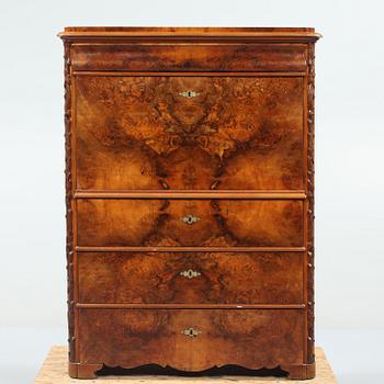 CHIFFONJE, senempire, omkring 1800-talets mitt.