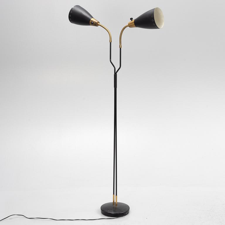 Floor lamp, Stilarmaturer Tranås 1950s.