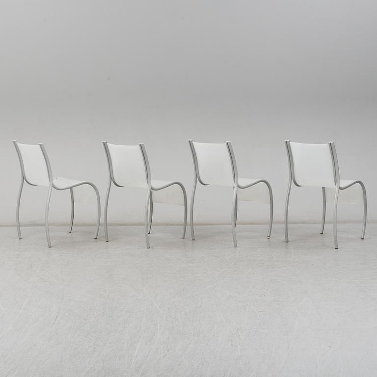 RON ARAD, four 'FPE (Fantastic, Plastic, Elastic)' chairs, Kartell, Italy, late 20th Century.
