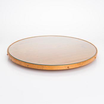 Alvar Aalto, bricka, "Lazy Susan" model B91, O.Y. Huonekalu-ja Rakennustyötehdas A.B. 1900-talets mitt.