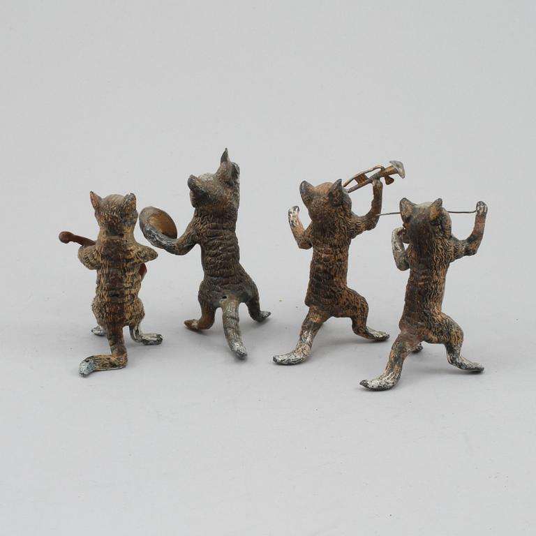 FIGURINER, 4 st, omkring sekelskiftet 1900.