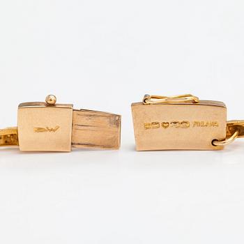 Björn Weckström, collier "Stor tundra", 14K guld. Lapponia 1970.