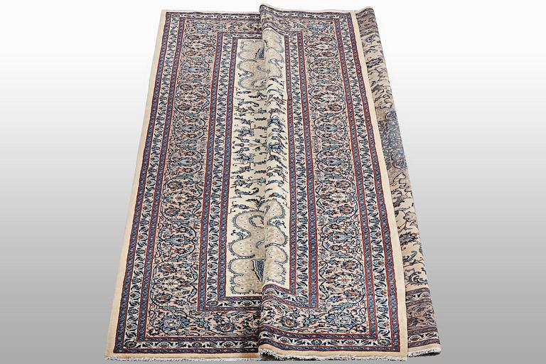 A carpet, Kashmar, ca 394 x 303 cm.