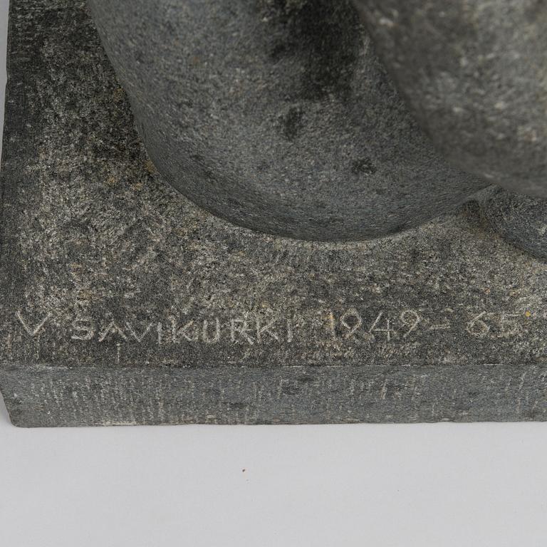 VILJO SAVIKURKI, A GIRL SITTING.
