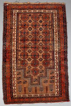 BÖNEMATTA, Beluch, semiantik, ca 143x93 cm.