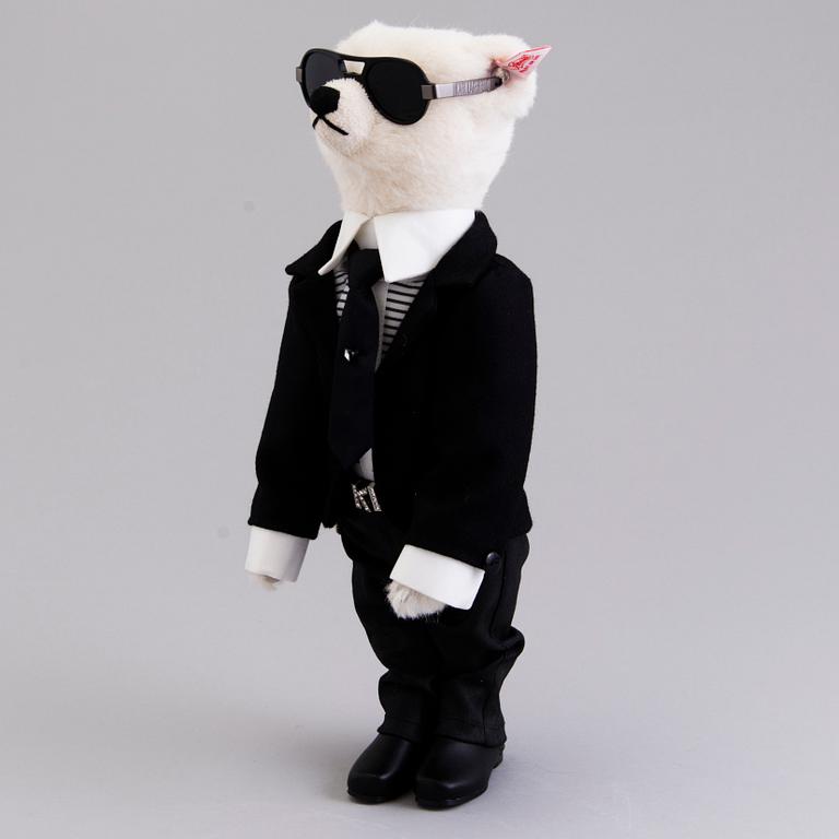 STEIFF / KARL LAGERFELD, NALLE, Limited edition, numrerad 1190/2500, Tyskland 2009.