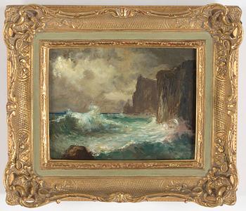 OKÄND KONSTNÄR, olja på duk, ett par, signerade Forti, 1900-talets början.