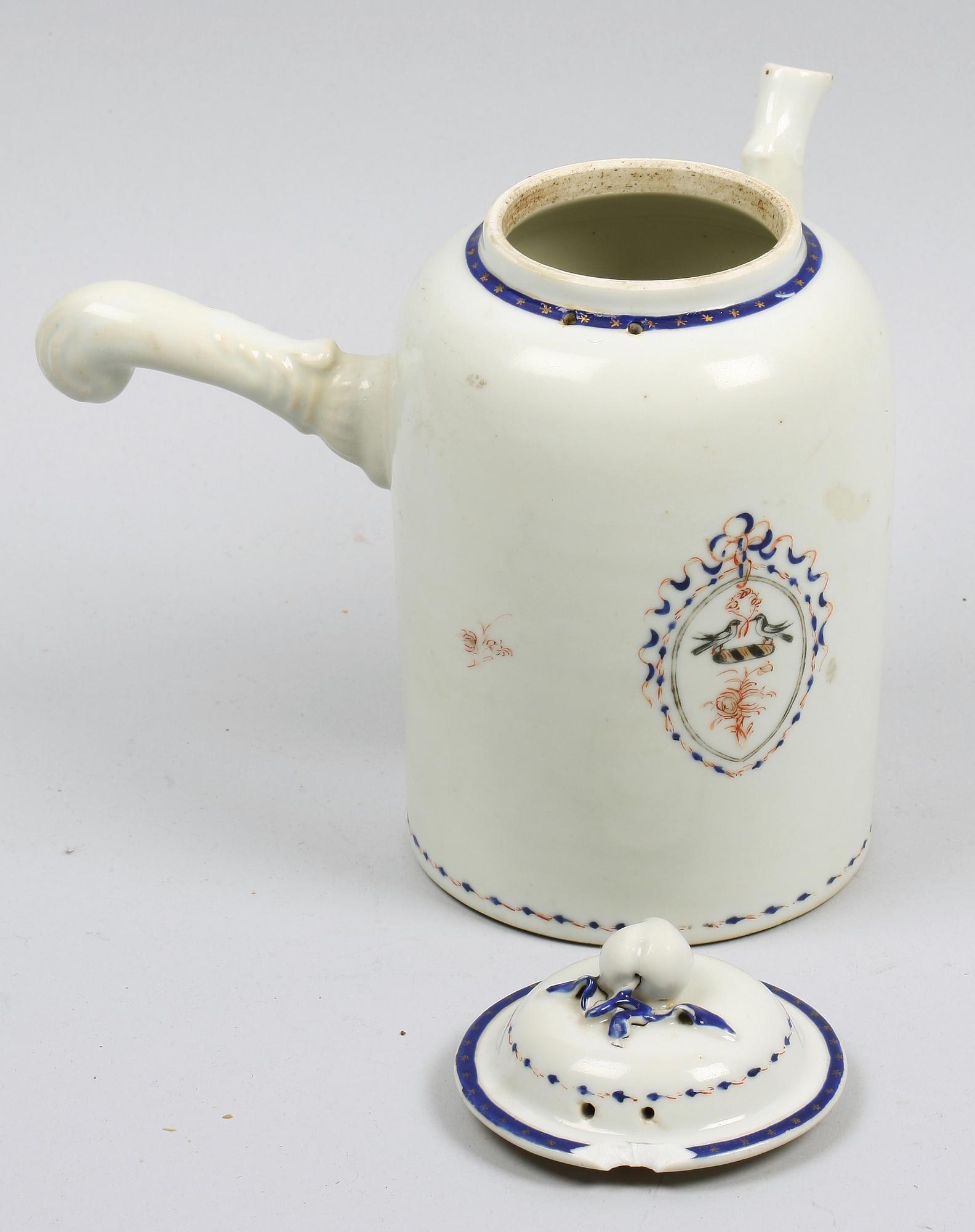 TEKANNA, porslin, Kina, Qing, Jiaqing (1796-1822).
