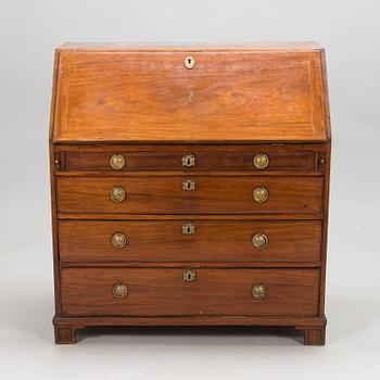 An 18th century late Gustavian secretaire chest of drawers.