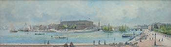 641. Anna Palm de Rosa, View of the Royal Palace from Grand Hotel.