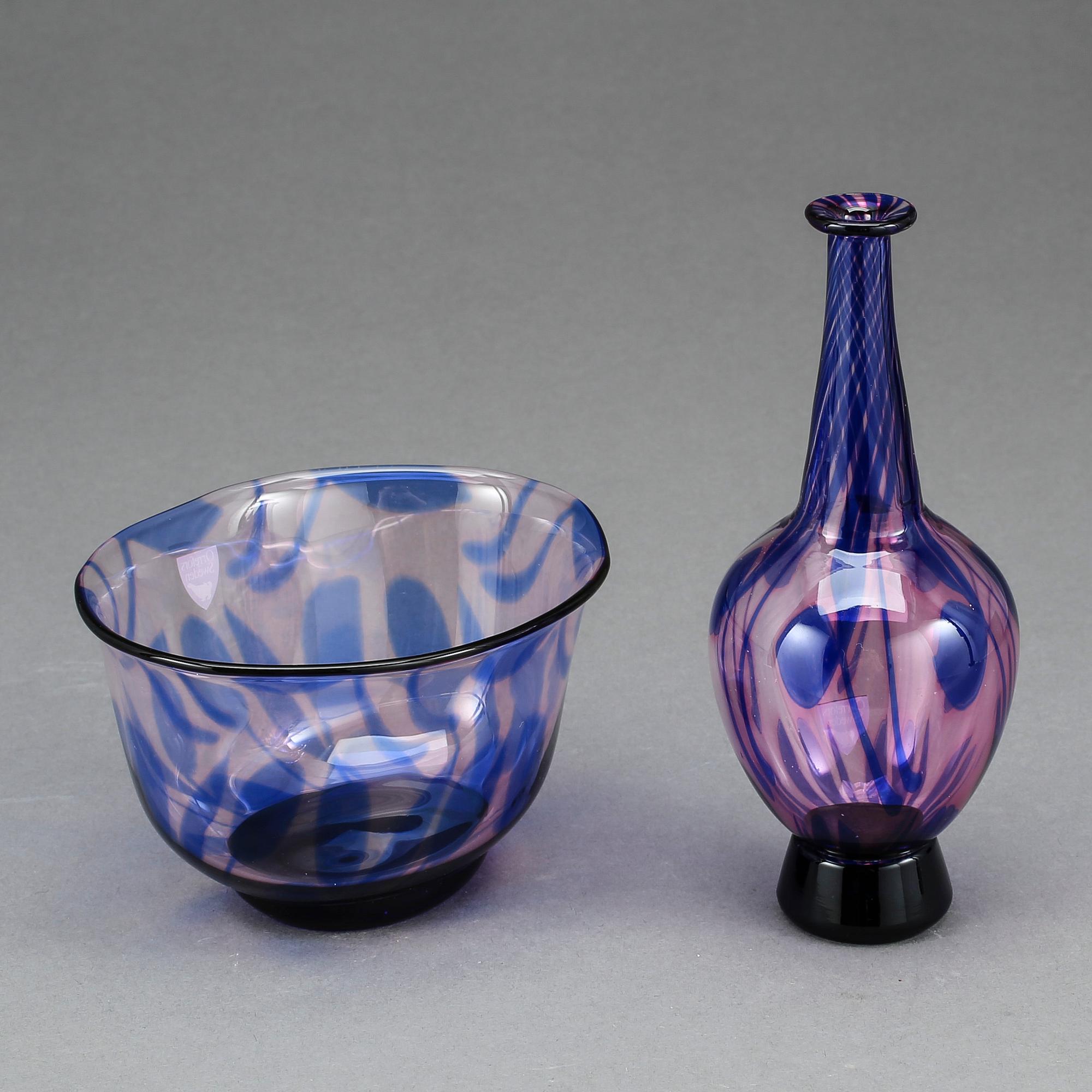 SKÅL samt VAS, glas, graal, Eva Englund, Orrefors.