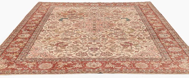 A semiantique Dragon Tabriz 'Ghanadi' carpet, c 342 x 263 cm.