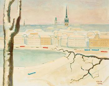 71. Einar Jolin, Stockholm från Mosebacke.