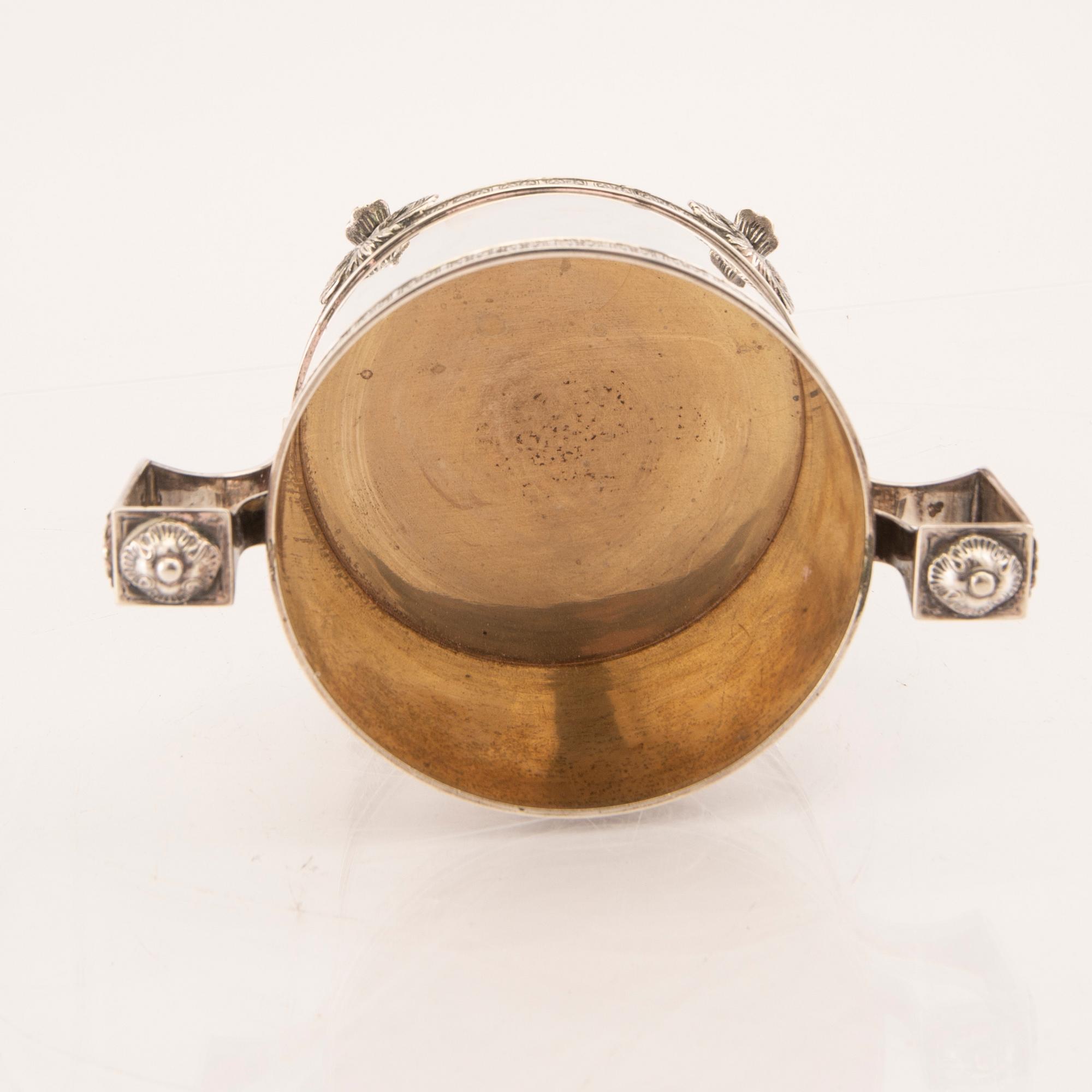 Sockerskål silver Sverige 1904.