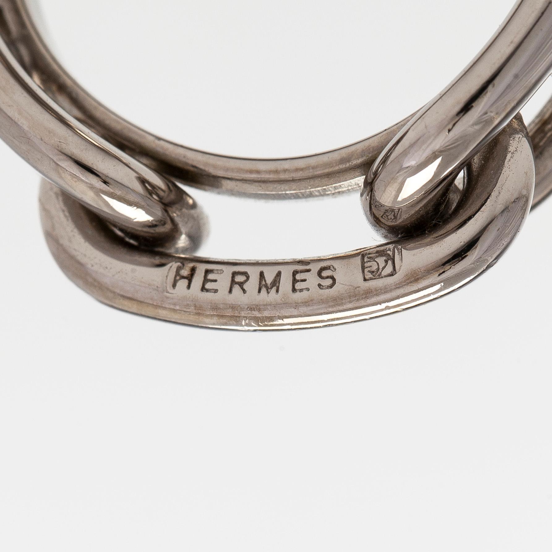 Hermès, scarfring, "Regate".
