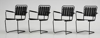 TRÄDGÅRDSMÖBLER, 4 delar, Knäreds Werkstads AB (KWA), sekelskifte 1900/2000.