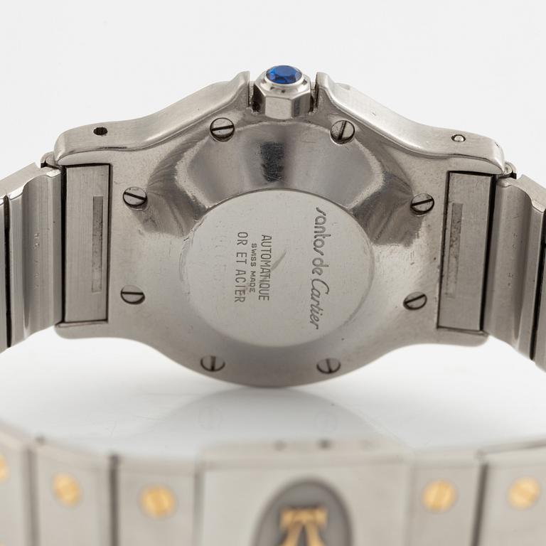 Cartier, Santos Ronde Octagon, wristwatch, 29 mm.