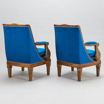 NILS WASASTJERNA, enligt given uppgift, MÖBLEMANG, 9 delar, 1920-tal.