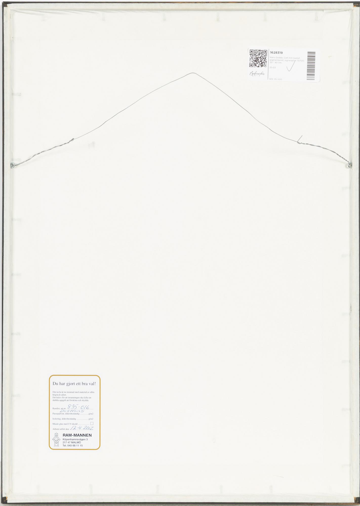 Hans Gedda, Carl XVI Gustaf.