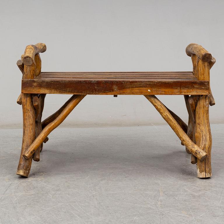 TRÄDSGÅRDMÖBEL, 5 delar, sk grenmöbel, 1900-tal.