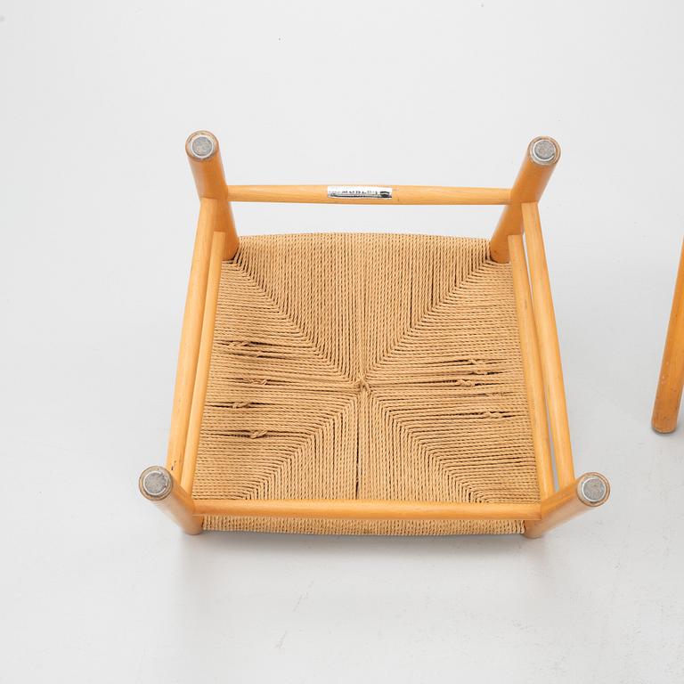 Børge Mogensen, chairs, 4 pcs, "J39", Denmark, second half of the 20th century.