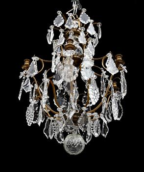 LJUSKRONA, barockstil, 1900-/2000-tal. Höjd 85 cm.