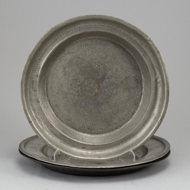FAT, 5 stycken, tenn, Sverige, 1700-tal och 1800-tal.