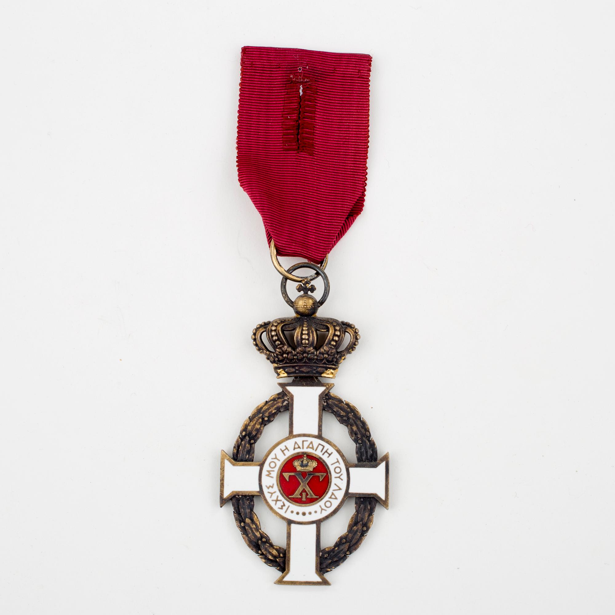 ORDER OF GEORGE I, medalj, Grekland.