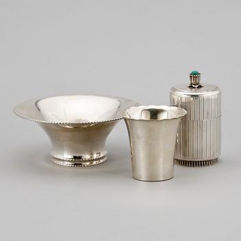 PARTI SILVER, 3 delar. 1900-tal.