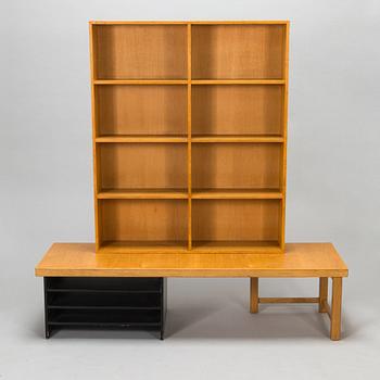 Carl Gustaf Hiort af Ornäs, a mid-20th-century book shelf for HMN Huonekalu Mikko Nupponen.