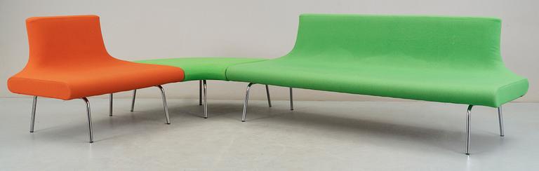 SOFFA, FÅTÖLJ samt FOTPALL, "Orbit", formgiven av Claesson, Koivisto och Rune för Offect.