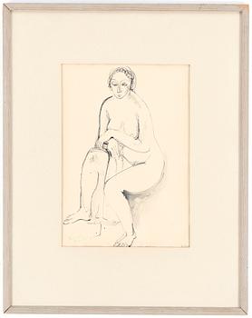 Bengt Lindström · BENGT LINDSTRÖM, teckning, signerad.