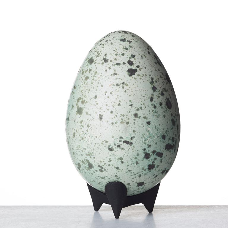 Hans Hedberg, a faience sculture of an egg, Biot, France.