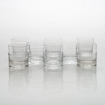 Timo Sarpaneva, set of 51 'Pisaranrengas' (Expanding rings) 2054 glasses for Iittala.
