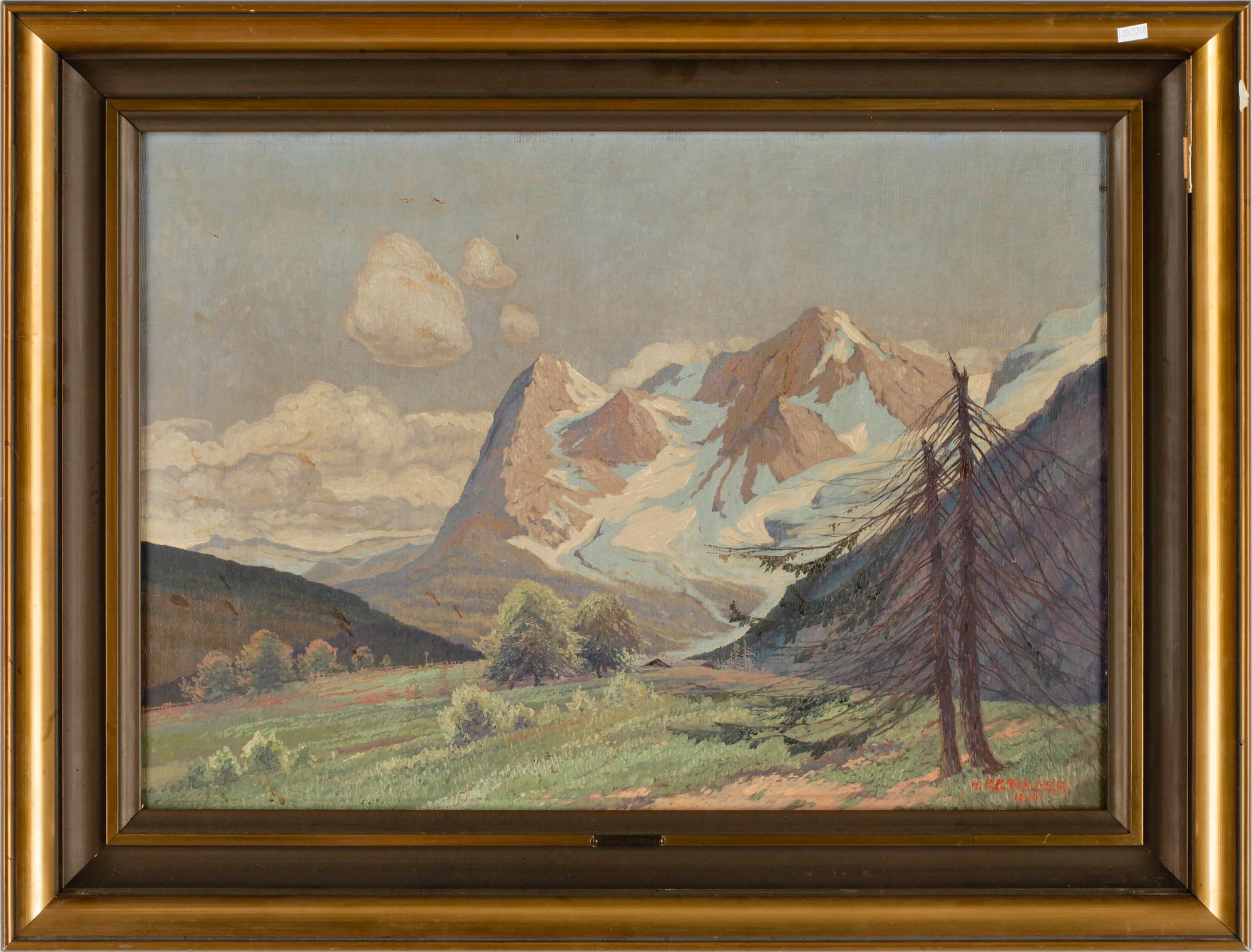 HANS GERINGER, olja på duk, sign o dat-20.