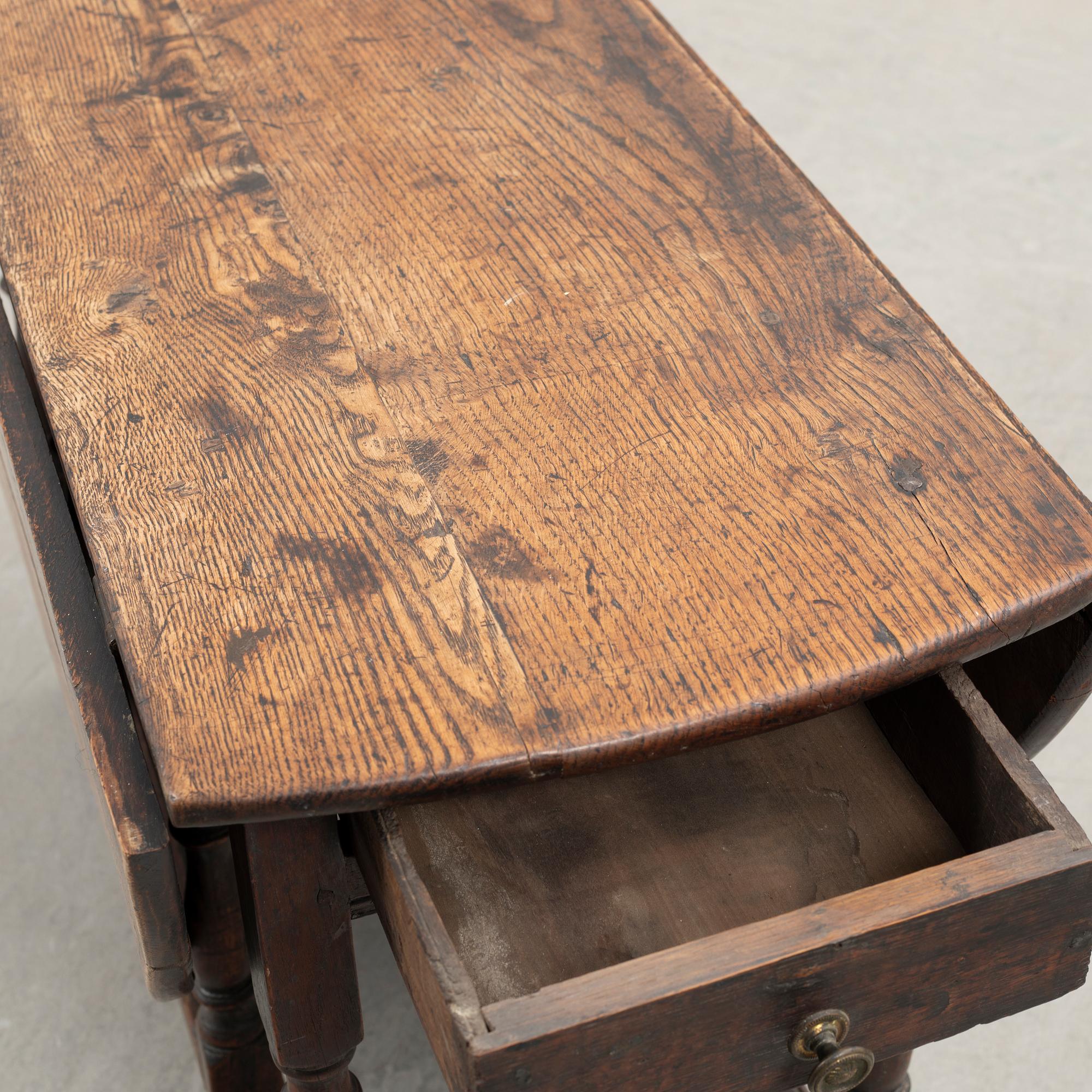 Klaffbord med låda, England, 1800-talets början.