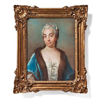 Gustaf Lundberg, "Charlotta Bedoire" (1725-1808) gift Petersen (af Petersens).