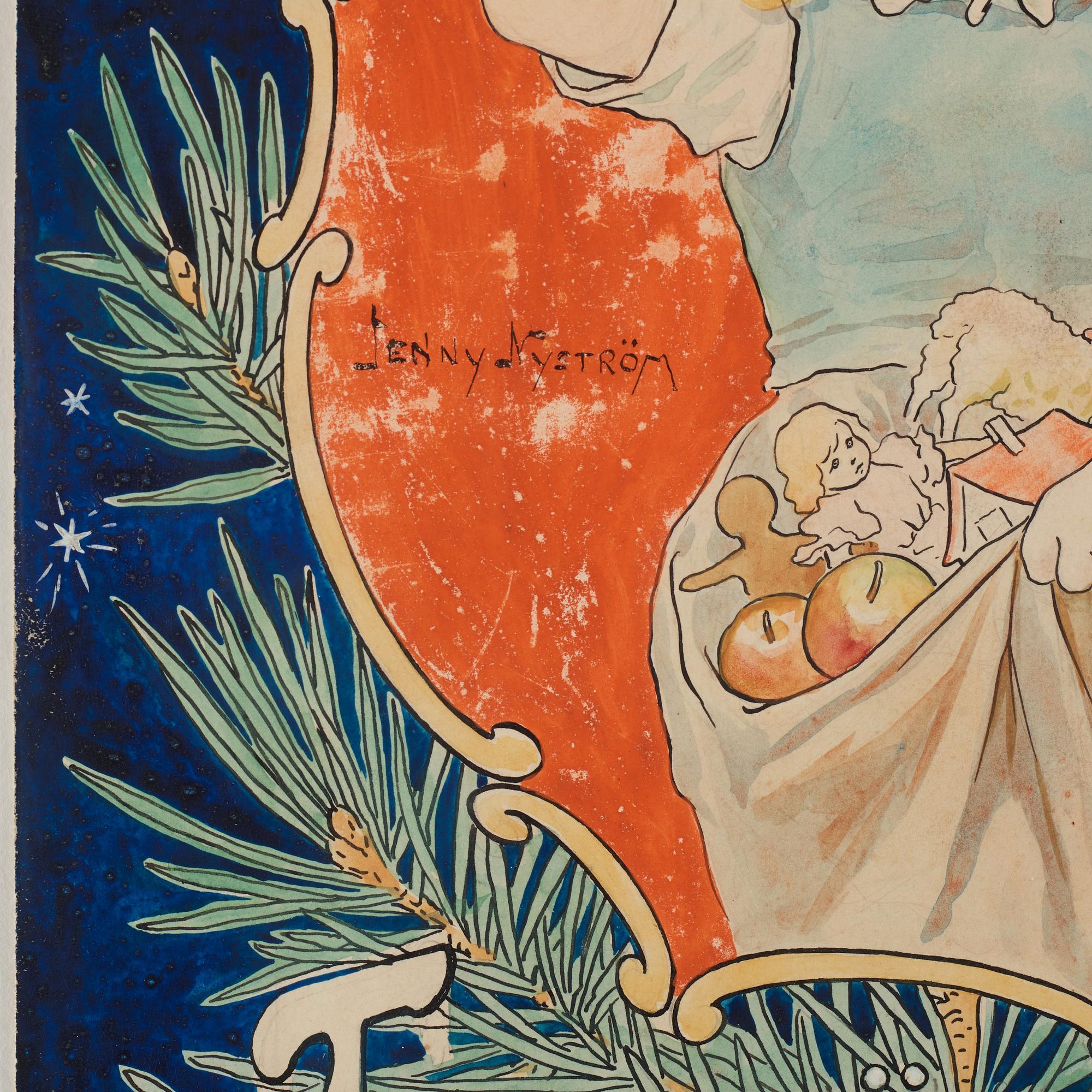 Jenny Nyström, "Julkärfven 1900".