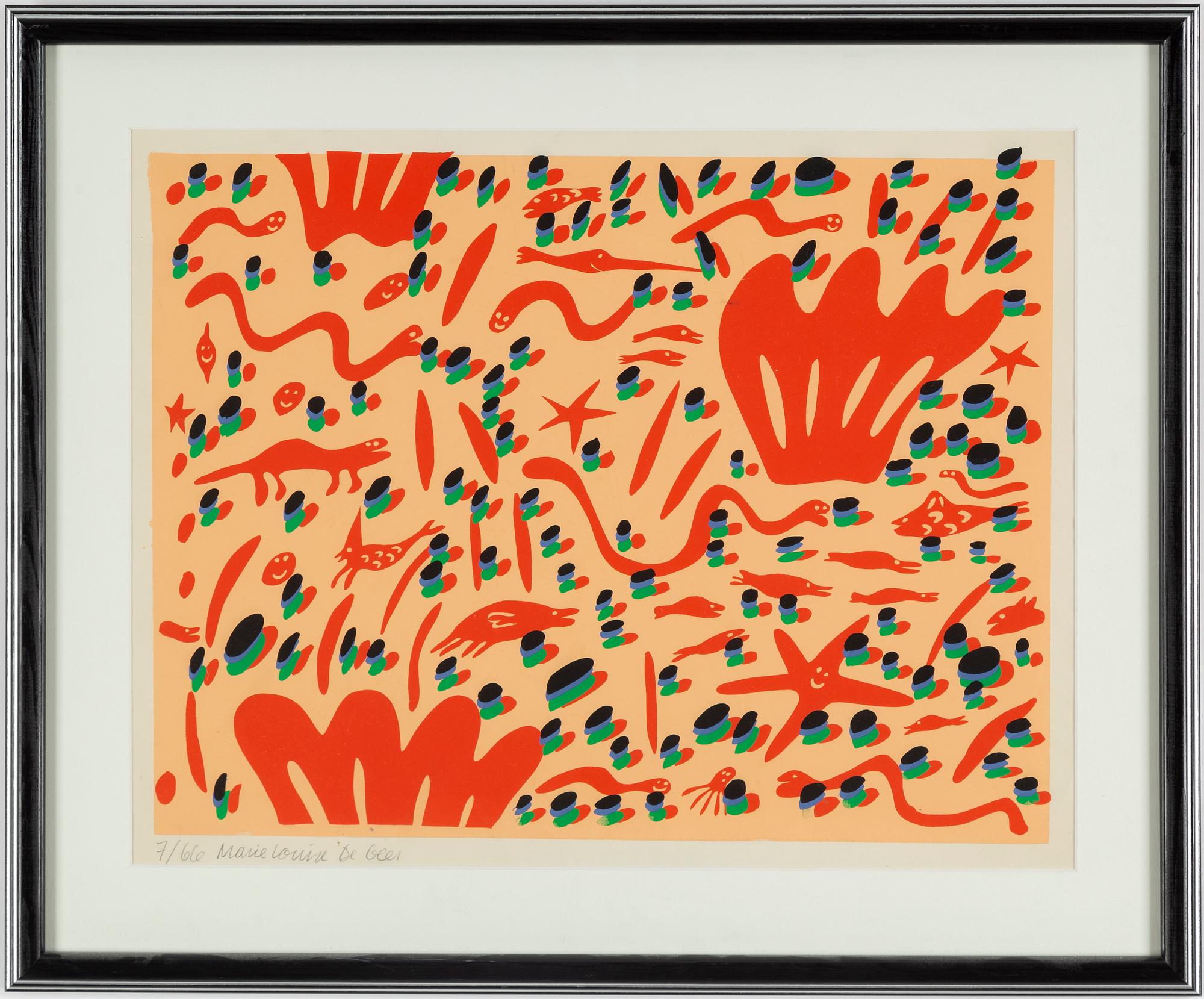 MARIE-LOUISE EKMAN,  Serigraph signed and numbered 7/66.