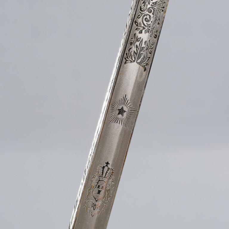 A sabre for the swedish navy, m/1878-1915.