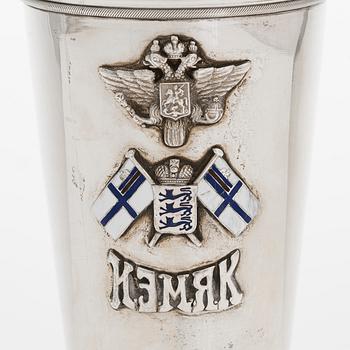 A 25-year anniversary sailing silver cup, 1888-1913, unidentified master, St. Petersburg, circa 1910.