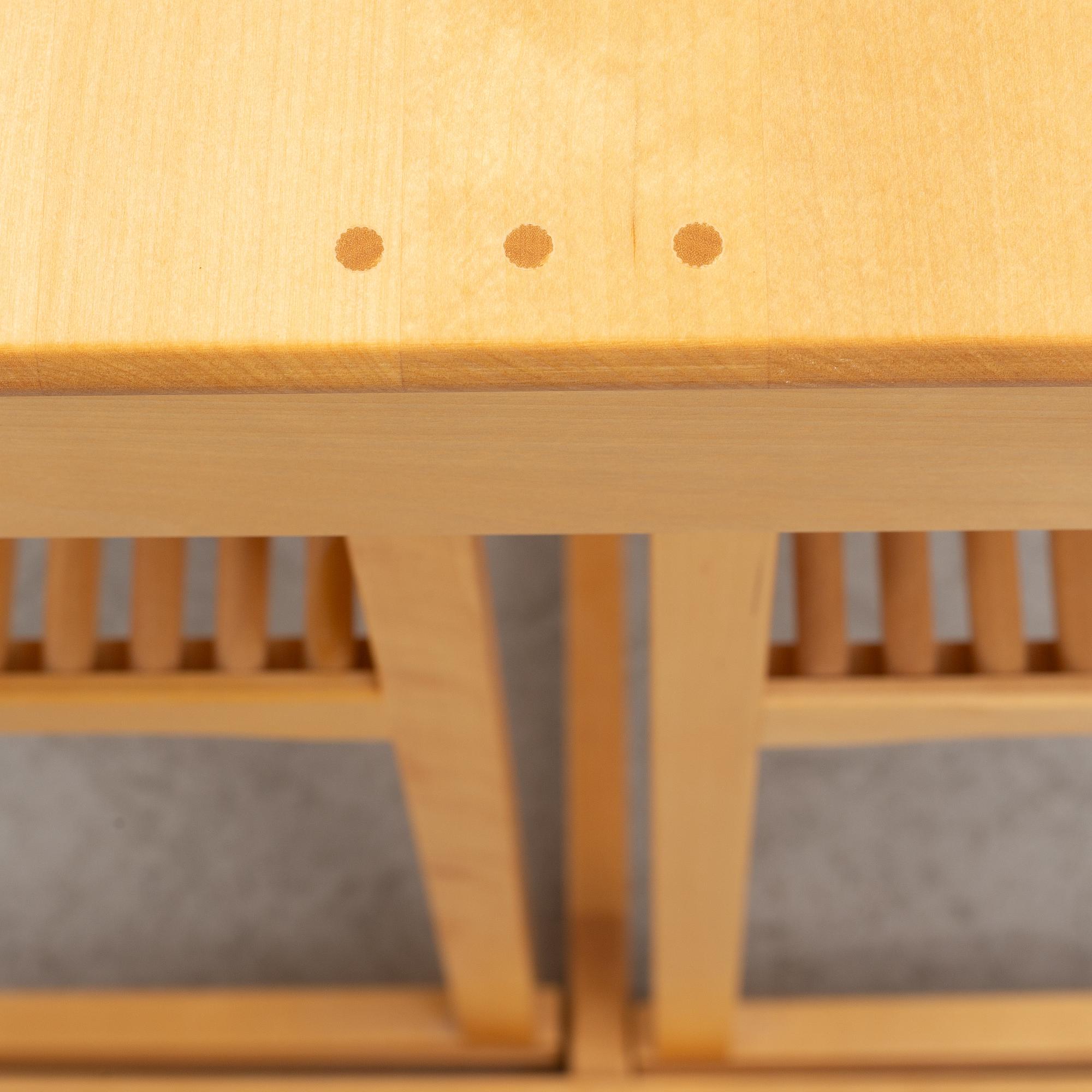 Carl Malmsten, a three-piece nesting table, 'Släden', City Möbler AB.