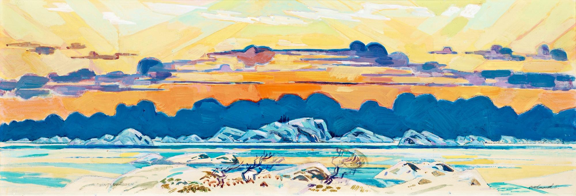 Roland Svensson, "Version till 'Vinterväggen' " (Version of "Vinterväggen").