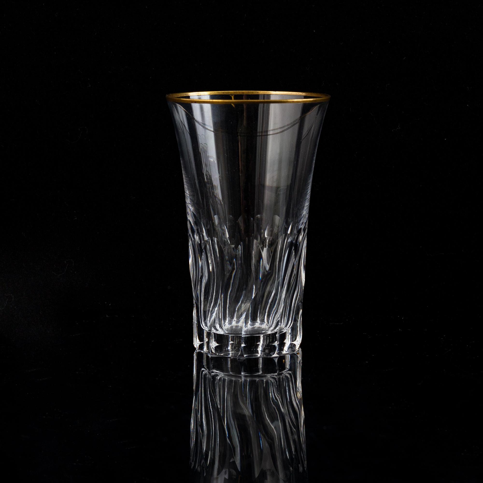 Elis Bergh, glasservice, 121 delar, "Ulriksdal", Kosta, 1900-tal.