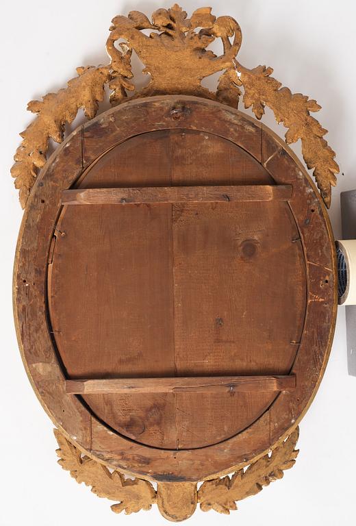 SPEGELLAMPETTER, för två ljus, ett par. Stockholmsarbeten 1780-tal, Gustavianska.