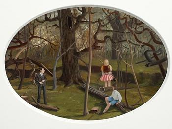 PATRIK ANDINÉ, olja, signerad och daterad 2010.