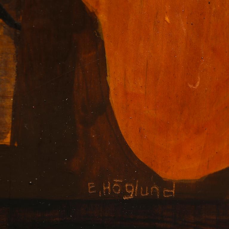 SPEGEL, Erik Höglund. Signerad på framsida och a tergo.