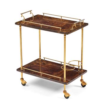 264. Aldo Tura, a serving trolley, Milan, Italy, 1960s-70s.
