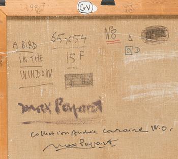 Max Papart, "A bird in the window".